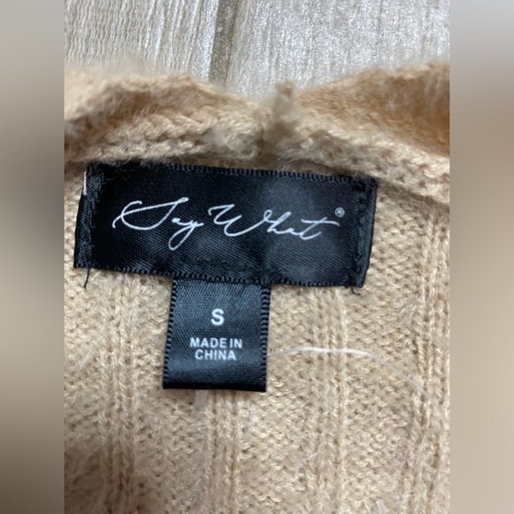 Say What? Tan Ribbed Cardigan - Picture 7 of 8